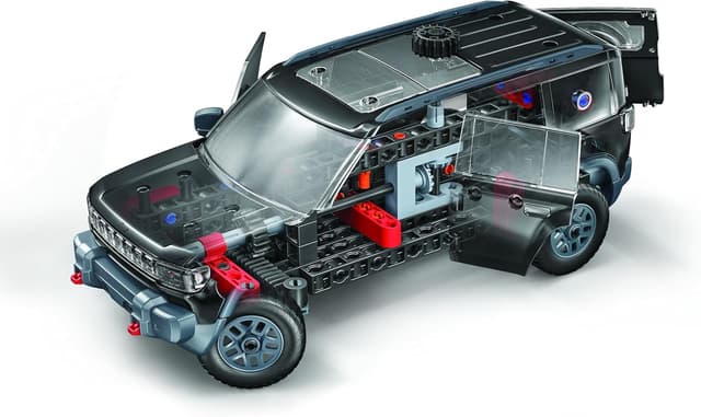 Detalle de Clementoni Jeep Recon à construire dès 8 ans : jeu de construction tout-terrain militaire