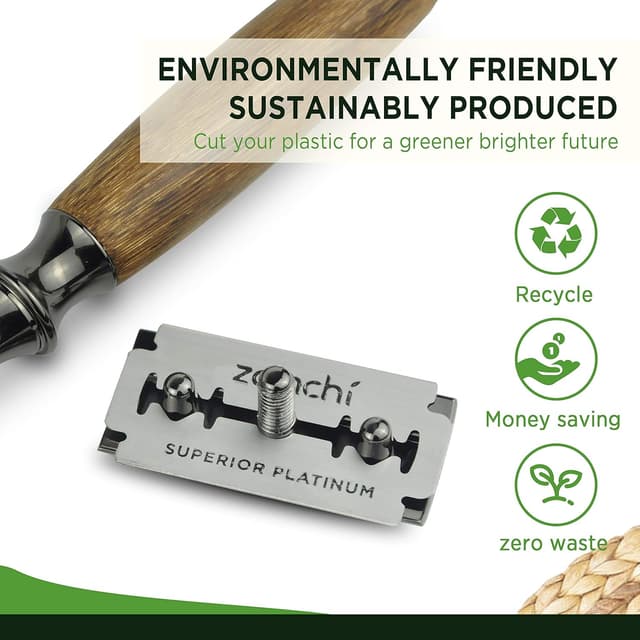 Thumbnail 1 de ZOMCHI Lames de rasoir de sûreté double tranchant (100 lames)