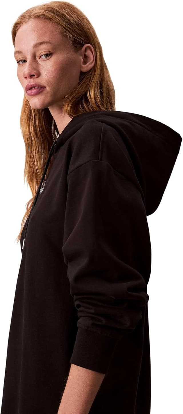 Detalle de Calvin Klein Women’s Premium Terry Longline Hoodie