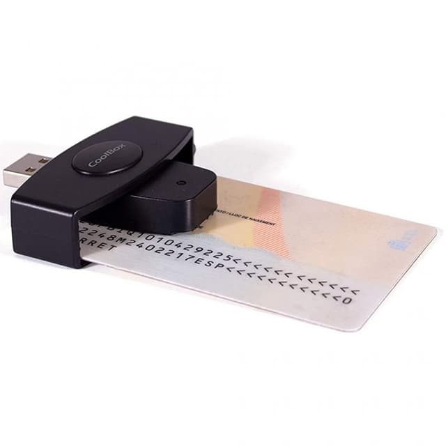 Detalle 2 de CoolBox COO-CRU-SC02 lector USB de DNIe 10 g