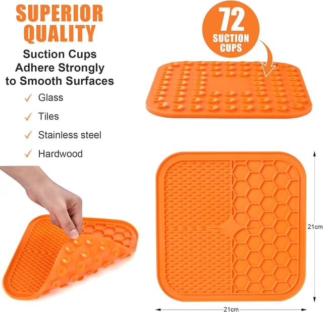 Thumbnail 1 de AiQInu Alfombrilla para Lamer 21 x 21 cm