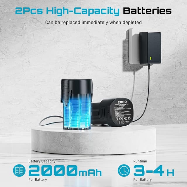 Detalle 2 de SEESII Akku Saugheber für Fliesen 300 kg