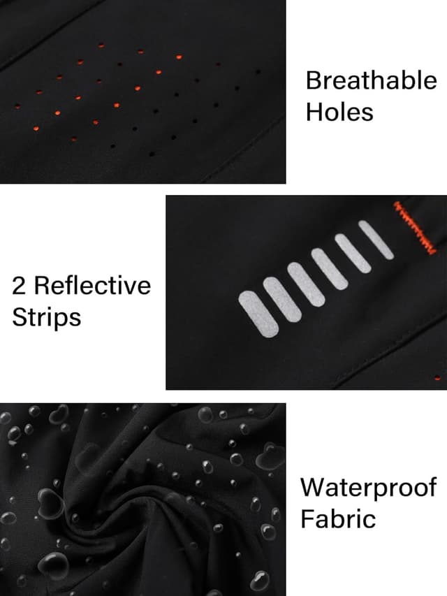 Detalle de Gaiatiger Men’s Running Gym Shorts with Zip Pockets – quick-dry, breathable training shorts