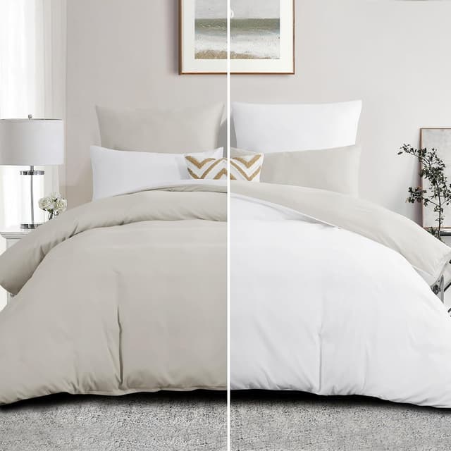Detalle de Aisbo Double Duvet Cover Set 50x75cm reversible bedding