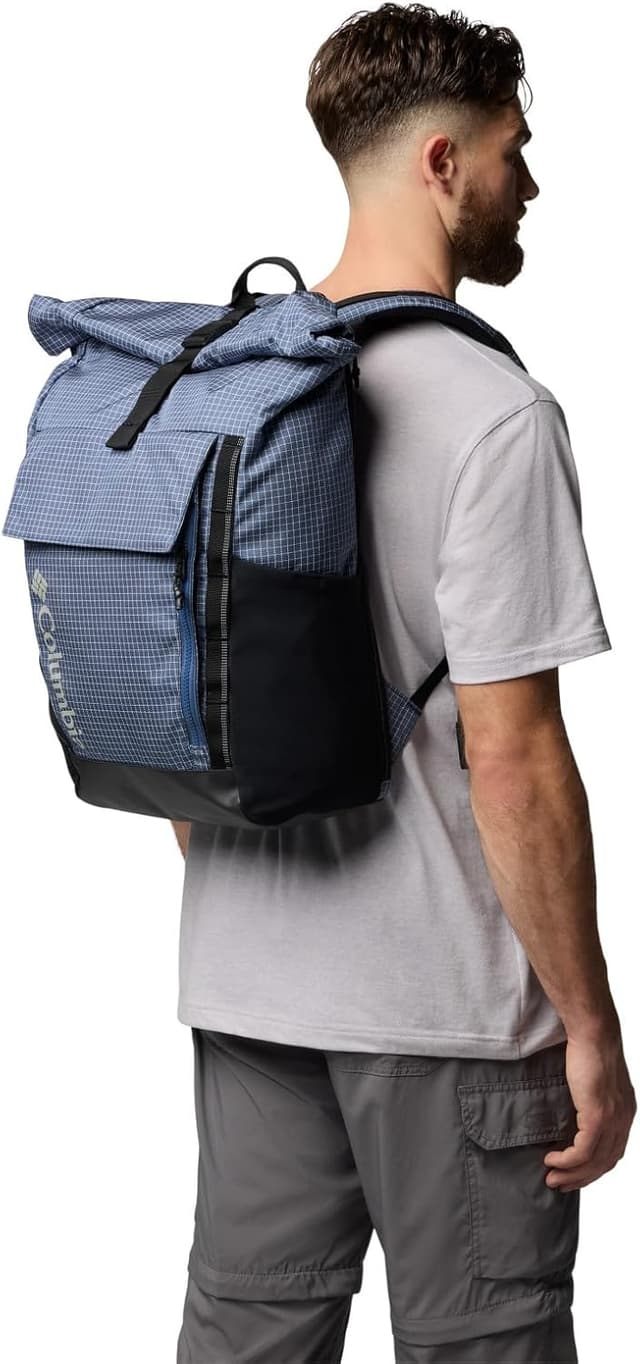 Detalle de Columbia Unisex Convey III 27L Rolltop Backpack (Dark Mountain Blue)