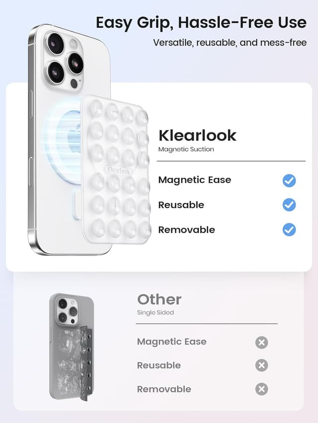 Detalle de Klearlook Magnetic Suction Phone Mount for MagSafe