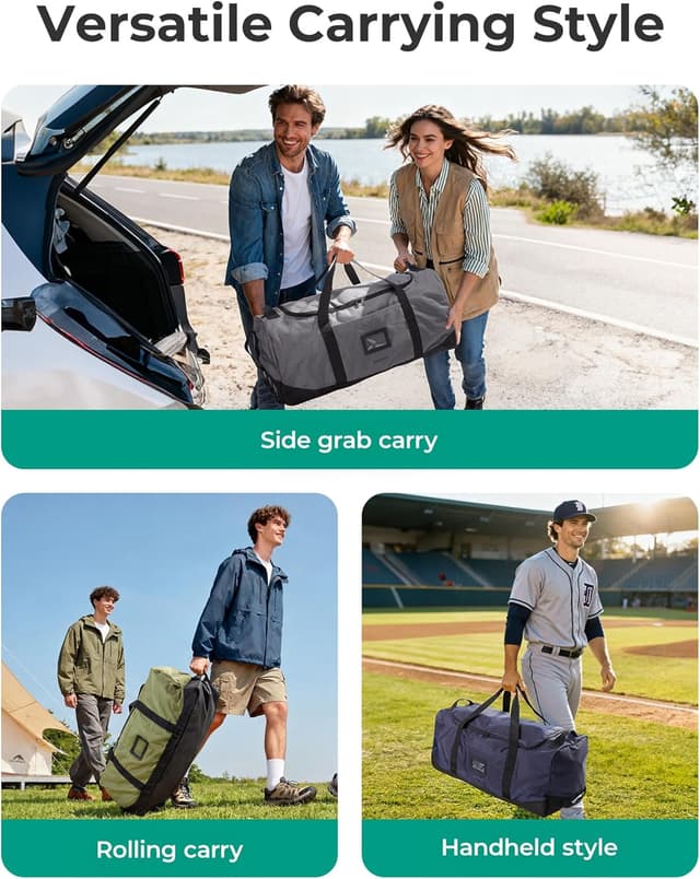 Thumbnail 6 de BAGSMART Reisetasche 83L faltbar mit Rollen