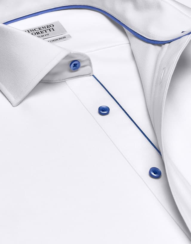 Detalle 2 de Chemise cintrée Vincenzo Boretti slim-fit