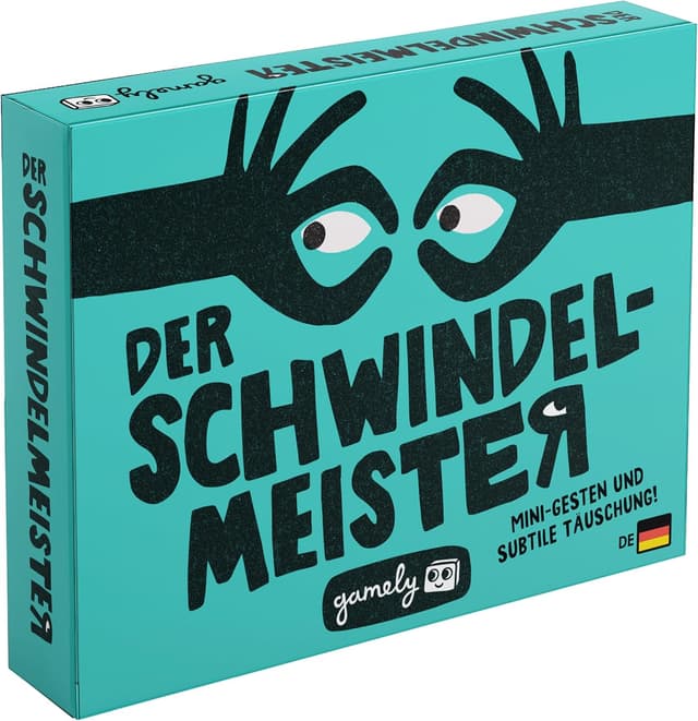 Detalle de Gamely Der Schwindelmeister – witziges Partyspiel Kartenspiel