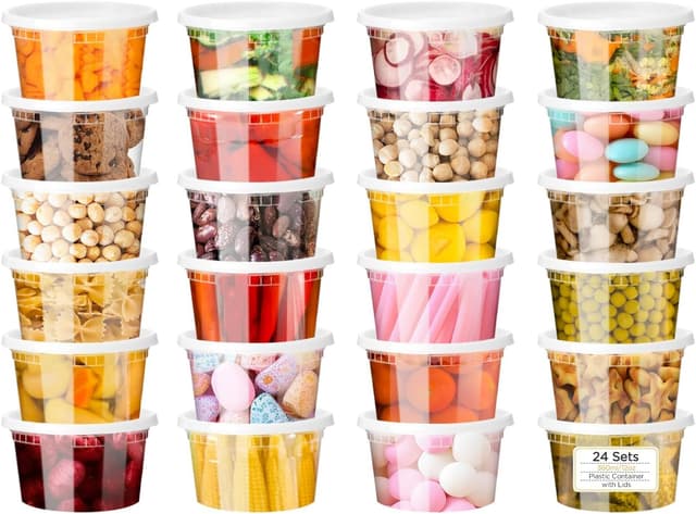 Imagen de VINATO Recipientes Herméticos 24 pcs 360 ml en OfertitasTOP