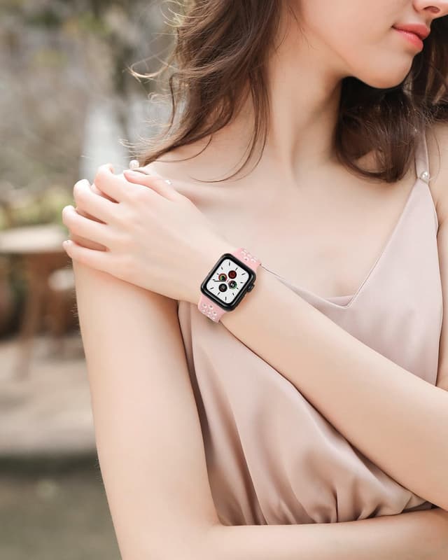 Detalle 2 de OTraki 8-Pack Silicone Sport Straps for Apple Watch (38mm/40mm/41mm)