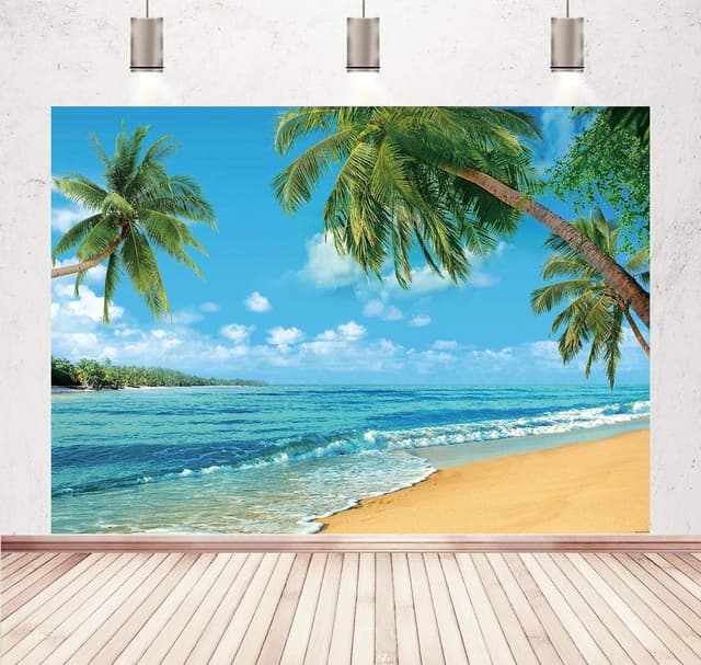 Detalle 2 de BINQOO Beach008 Strand Hintergrund 2,1 m