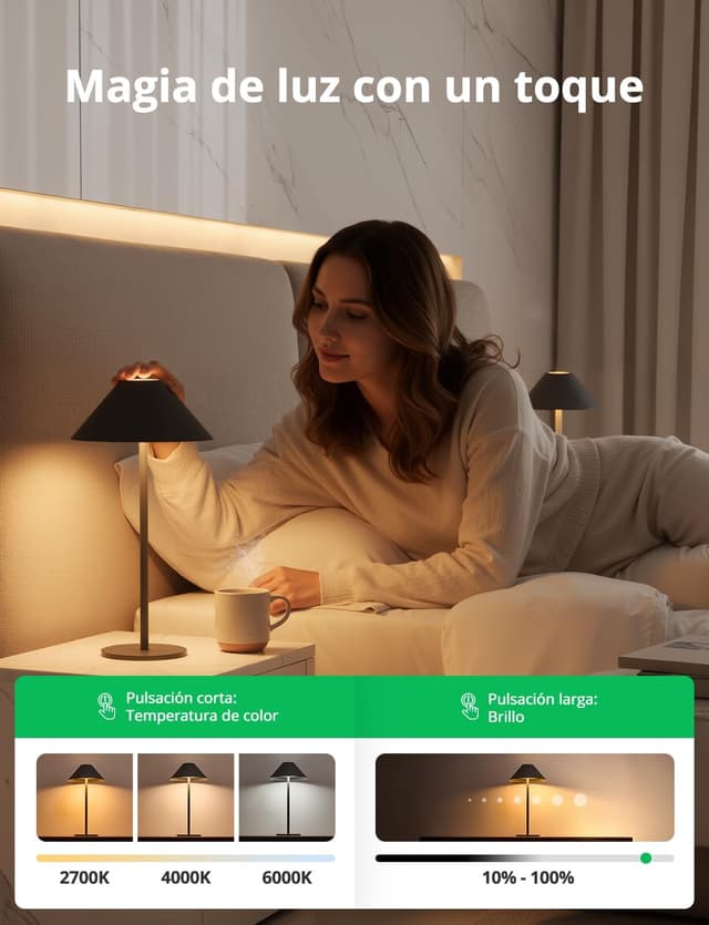 Thumbnail 4 de Bojim Lamparas de Mesita 4000 mAh 🌙