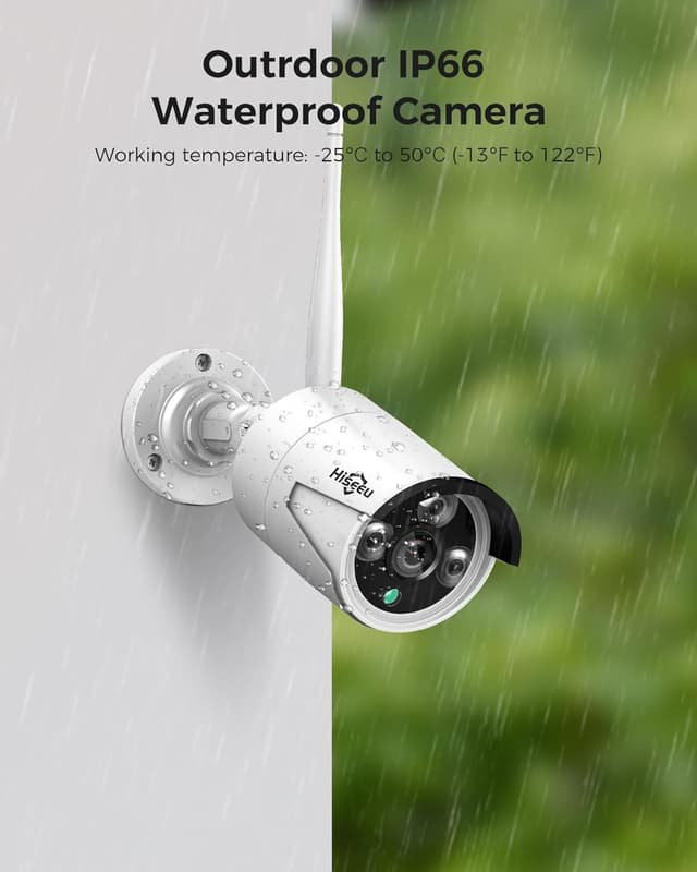 Thumbnail 5 de Hiseeu Pro 5MP 12-Pack WiFi Cameras