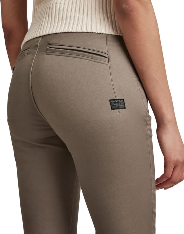 Detalle de G-STAR Damen Weld High Skinny Chino – hoher Bund mit Reißverschlusstaschen