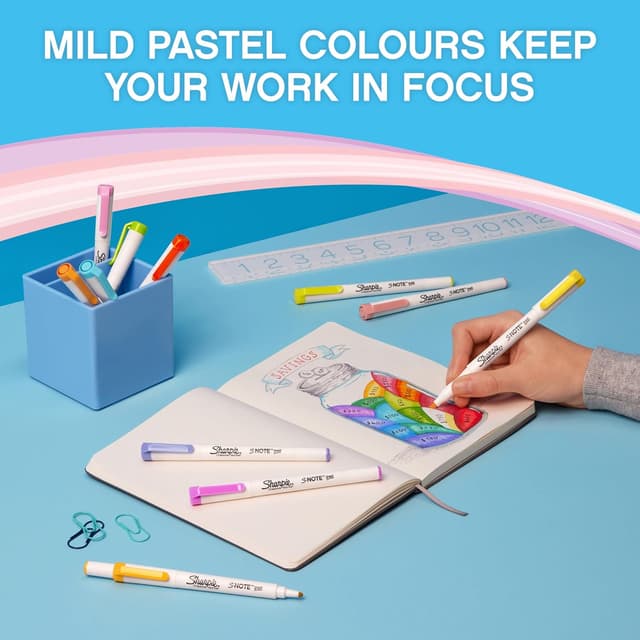 Thumbnail 5 de Sharpie S-Note Duo evidenziatori