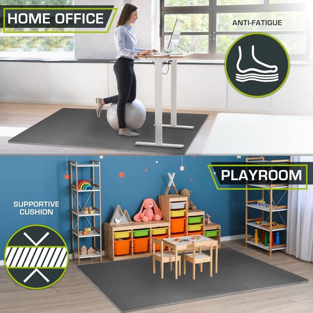 Thumbnail 4 de ProsourceFit Extra Thick Puzzle Exercise Mat 1" 🧩