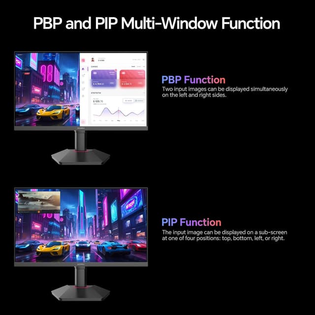 Detalle de KOORUI G2721E 27" QHD 320Hz Gaming Monitor