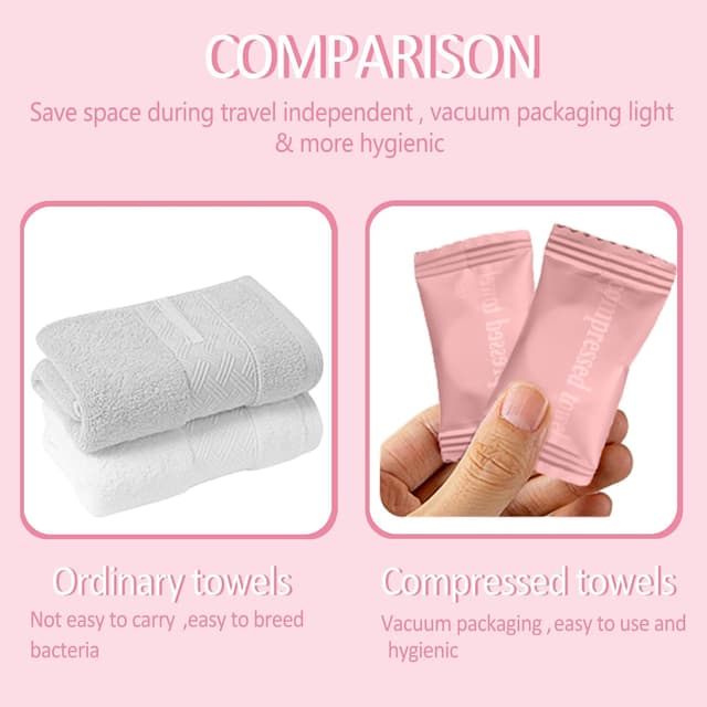 Thumbnail 4 de flintronic Toallitas Comprimidas 120 limpieza portátil