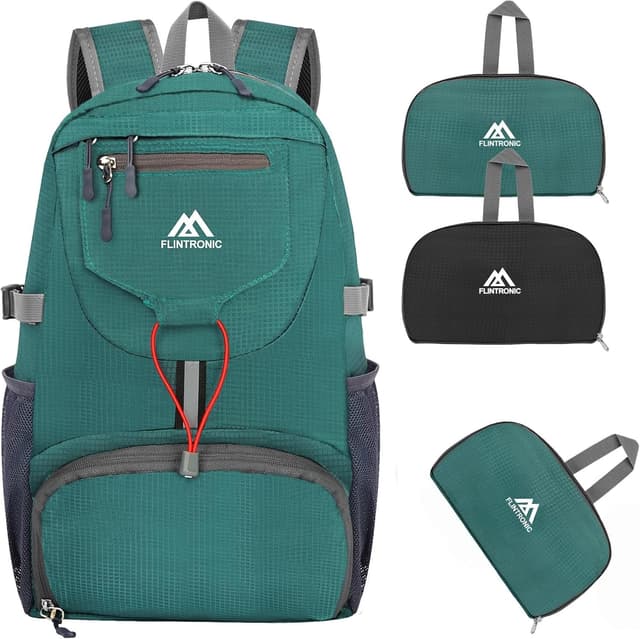 Detalle de Flintronic Zaino Pieghevole Ultraleggero 20 L impermeabile da trekking e viaggio