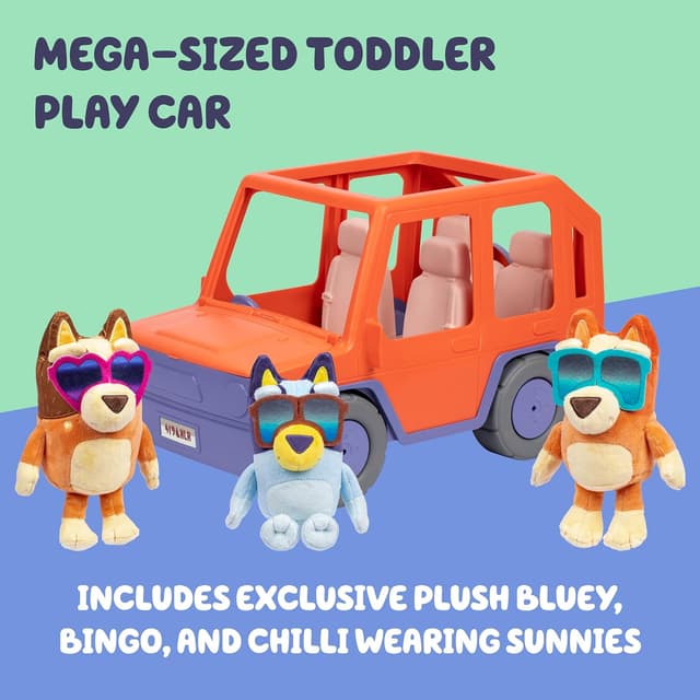 Thumbnail 5 de Bluey Big Heeler 4WD Car for Kids
