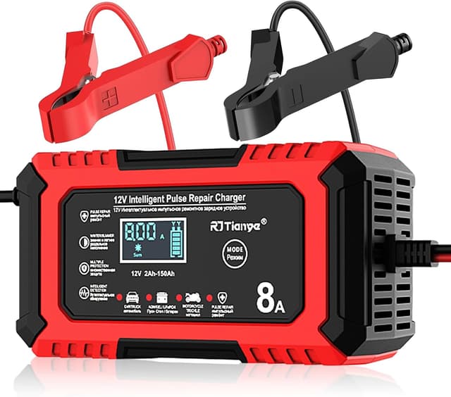 Imagen de 8A Car Battery Charger LiFePO4 12V en OfertitasTOP