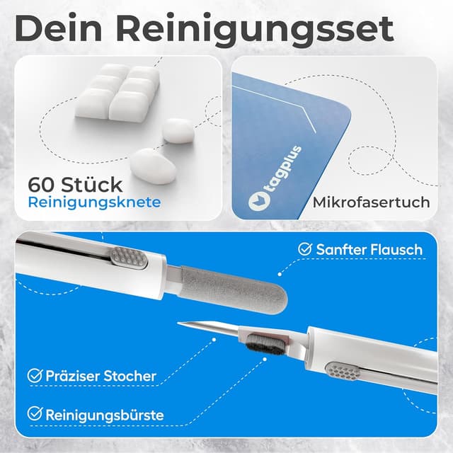 Thumbnail 4 de tagplus® Reinigungsknete Handy & Kopfhörer