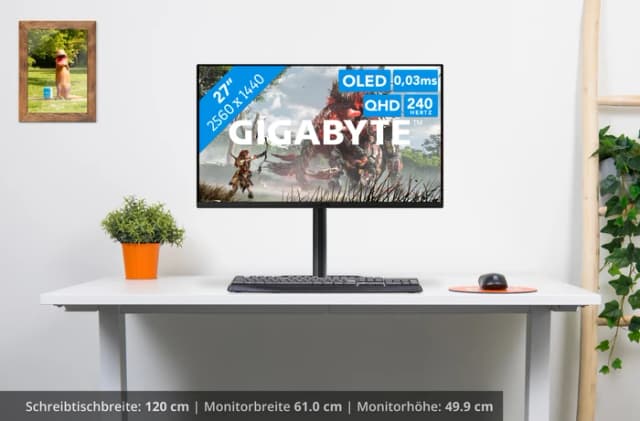 Detalle 1 de GIGABYTE MO27Q2 27" Monitor