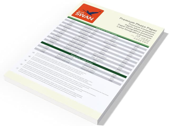 Detalle de BLUE SWAN Carta Fotografica Opaca A3 200 g/m² – asciugatura rapida, bassa riflettività, 50 fogli