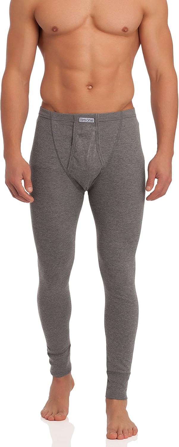 Detalle de Calzamaglia lunga uomo Timone: cotone traspirante fino alle caviglie