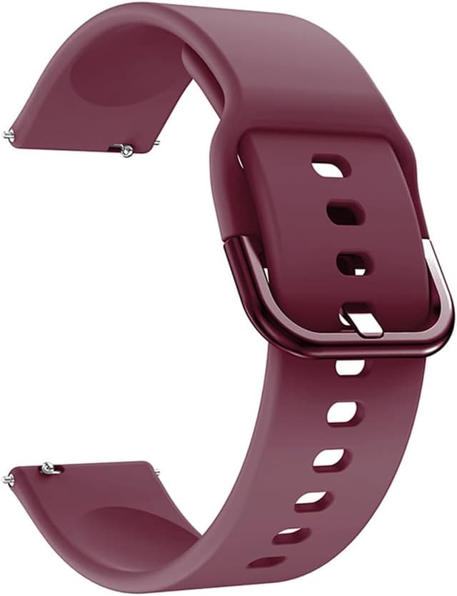 Detalle de FYISWHO 20mm silicone watch strap for Ticwatch E3/E/GTH and Coros Pace 2/Apex 2/Apex 42mm