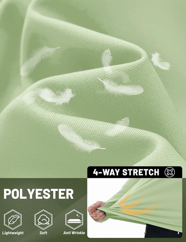 Detalle de TACVASEN felpa da uomo con cappuccio e protezione solare UV UPF 50+ a maniche lunghe