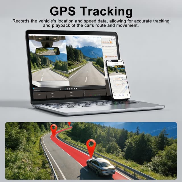 Detalle 2 de Dash Cam Front and Rear 4K+2K 64GB