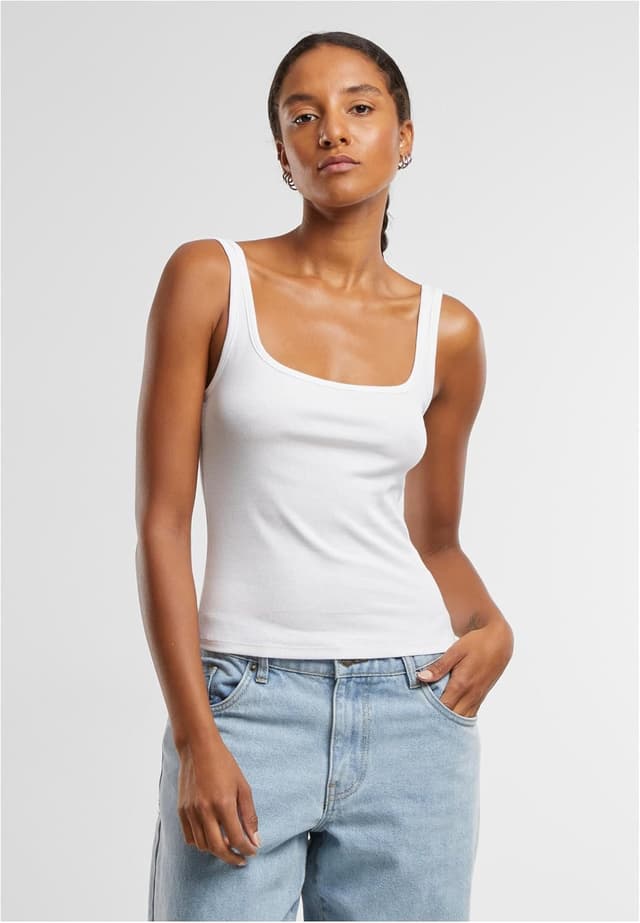 Thumbnail 4 de Urban Classics Wide-Neck-Top Damen 2er Pack Schwarz