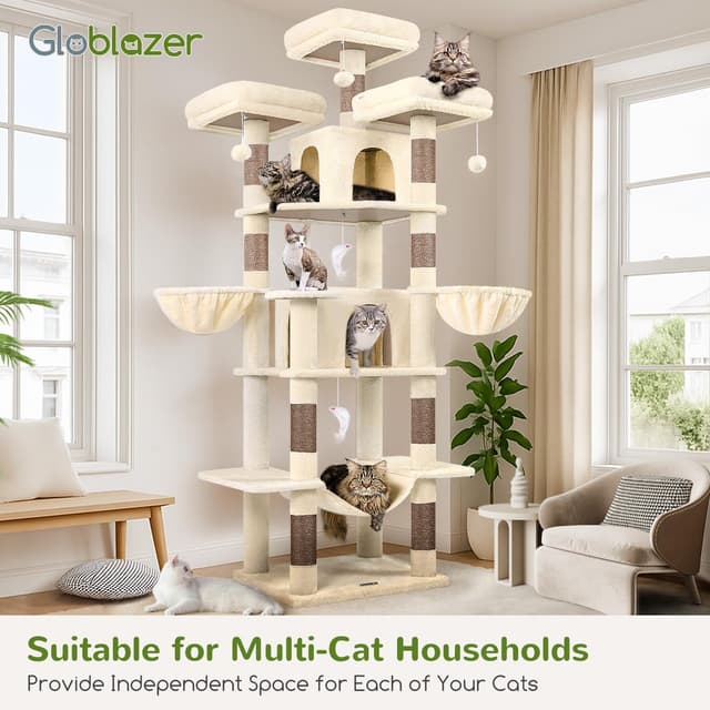 Thumbnail 6 de Globlazer F80 80inch Cat Tower 🐱