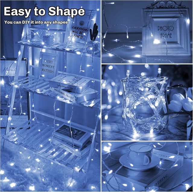 Thumbnail 6 de Gcstnn Battery Fairy Lights (3m, 30 LED) with Timer and IP65 Waterproof Box – Cool White