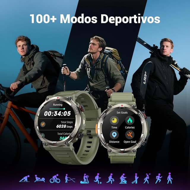 Thumbnail 6 de Blackview W50Pro Smartwatch 1,45" 960 mAh