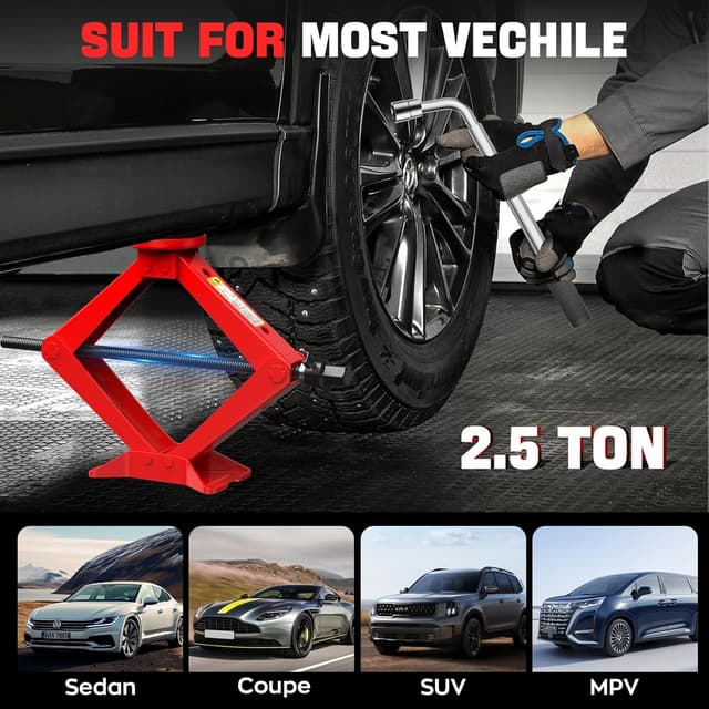 Detalle de IMAYCC Cric voiture 2,5 t levage