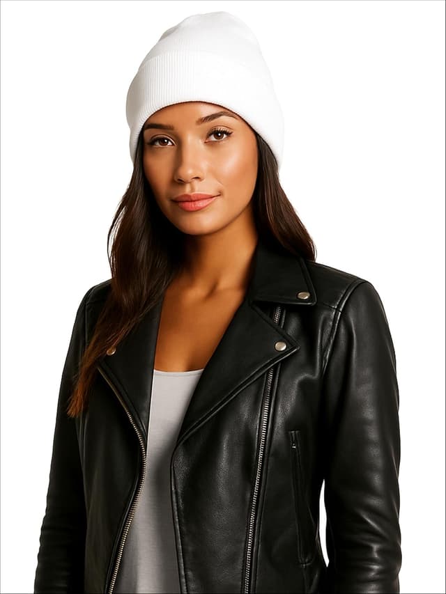 Detalle de DonDon Mütze Wintermütze Beanie für Herren & Damen – klassisches Design