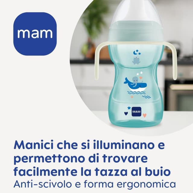 Detalle 2 de MAM Fun to Drink Cup Night 270 ml