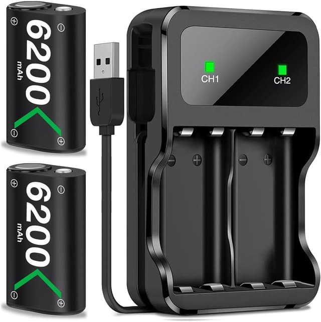 Detalle de Xbox Controller Rechargeable Battery Pack with Dock for Xbox Series X|S