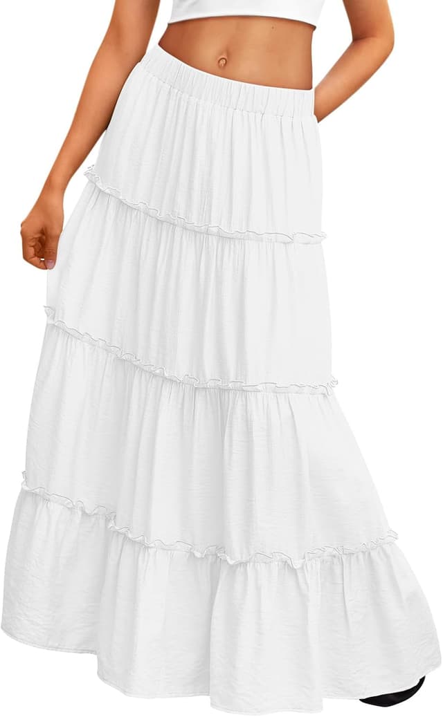 Imagen de Trendy Queen Boho Maxi Skirt High Waist en OfertitasTOP