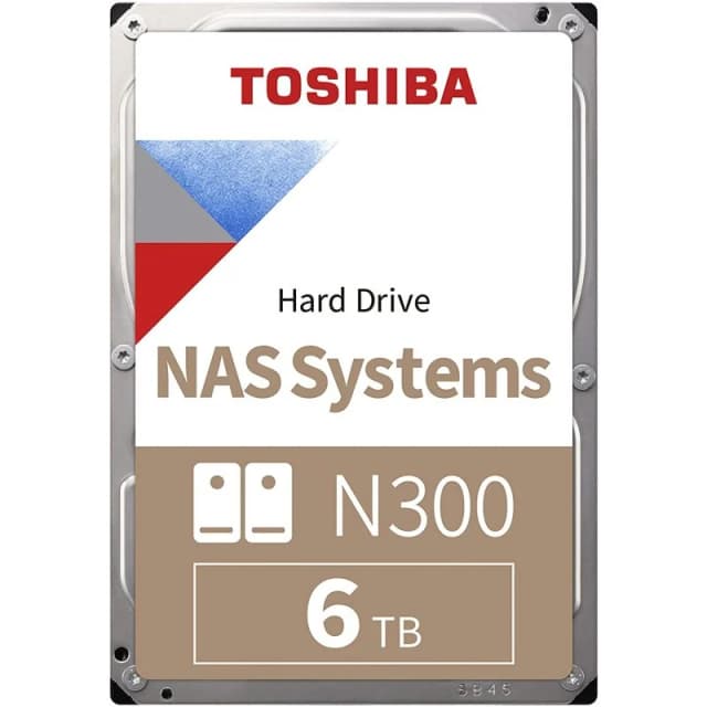 Detalle de Toshiba NAS N300 3,5” 6TB SATA 3 (unidad interna para NAS)