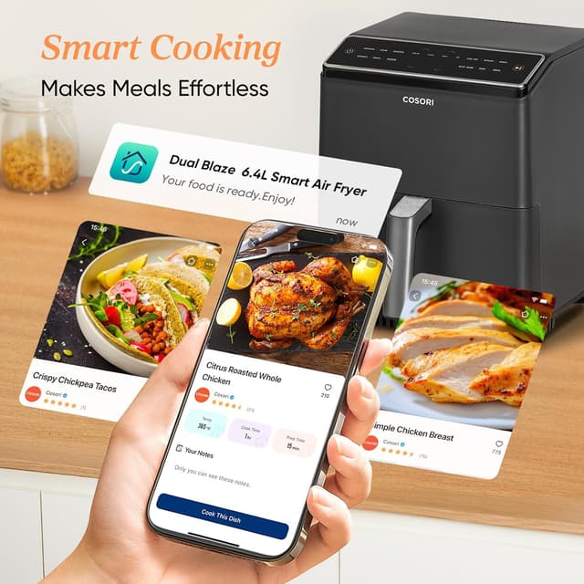 Thumbnail 5 de Cosori Dual Blaze Air Fryer 6.4L