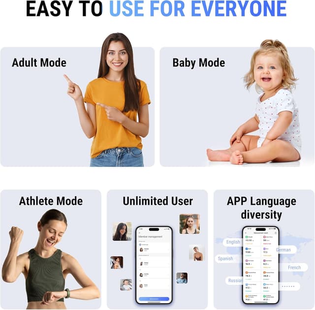 Thumbnail 5 de ACCUWEIGHT Smart Body Fat Scale
