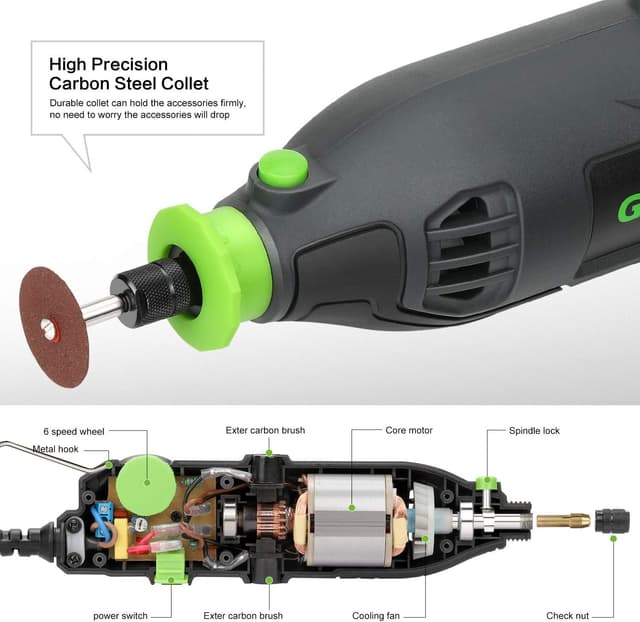 Thumbnail 3 de GALAX PRO Rotary Tool Kit 135W