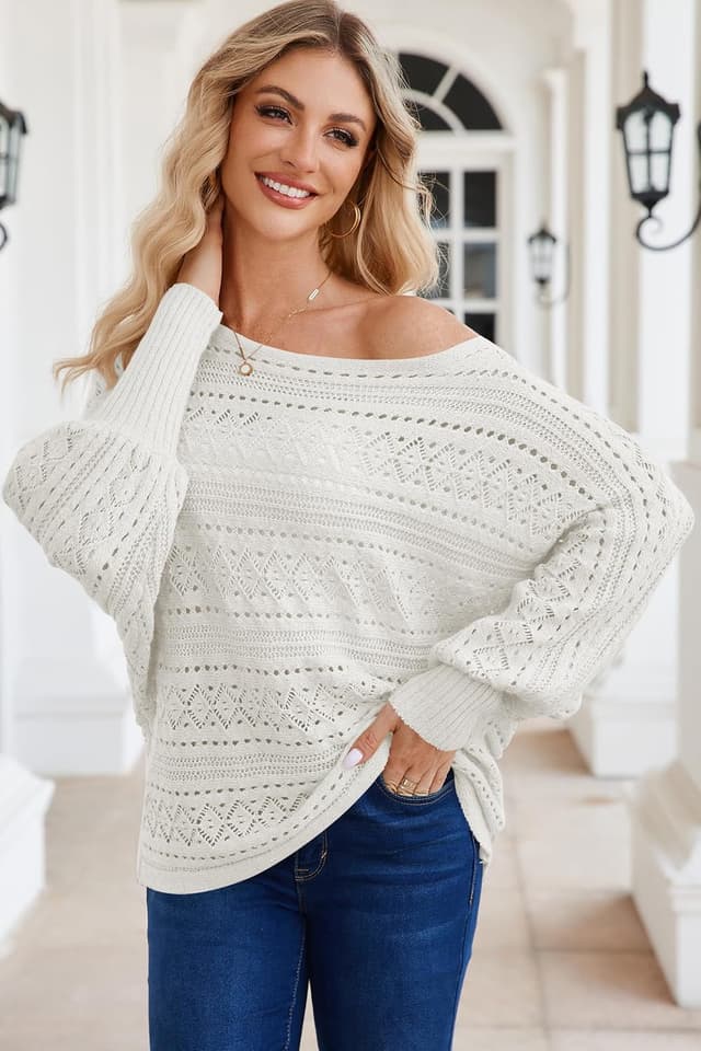Thumbnail 6 de Cakulo Off-Shoulder Oversized Knit Sweater 2025