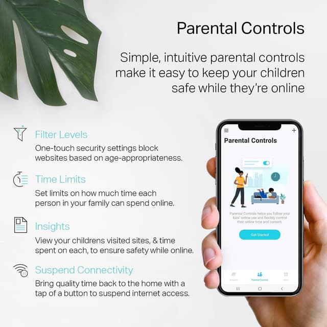Detalle 2 de TP-Link Deco S4 Whole Home Mesh WiFi System (Deco S4 2-Pack) — AC1900, up to 3,800 sq. ft. coverage