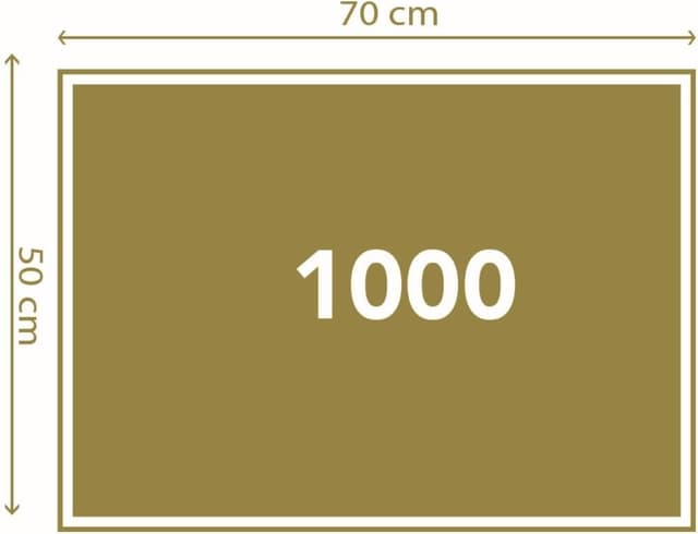 Detalle 2 de Clementoni Puzzle La Promenade de Noël Compact 1000 pièces (70 x 50 cm) — Design tendances, avec poster