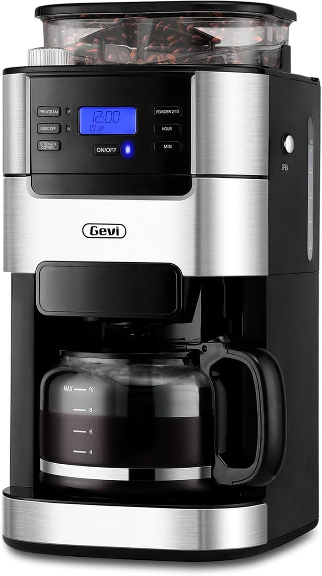 Detalle de Gevi 10-Cup Coffee Maker with Grinder 1.5L